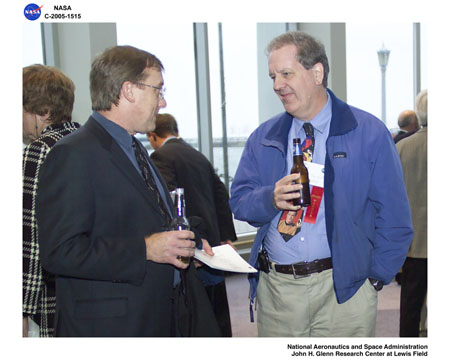 Eric Miller and Dan Shell at the award ceremony