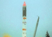 Launch of the UK-DMC and other satellites from Plesetsk, September 2003.