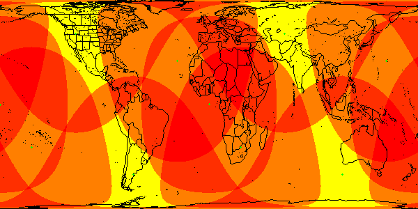 earth coverage by ICO