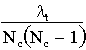 lambda-subscript-t/[Nc(Nc-1)]