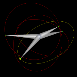 Draim tetrahedral constellation modelled in SaVi